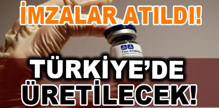 Rusya'nın Sputnik V aşısı Türkiye'de üretilecek