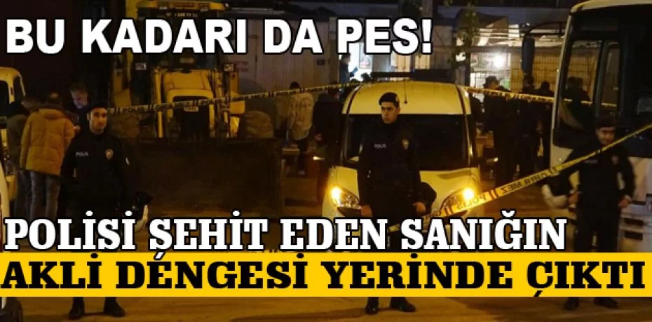 Bursa'da polisi şehit eden sanığın akli dengesi yerinde çıktı
