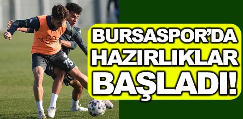 Bursaspor’da Akhisarspor maçı hazırlıkları başladı