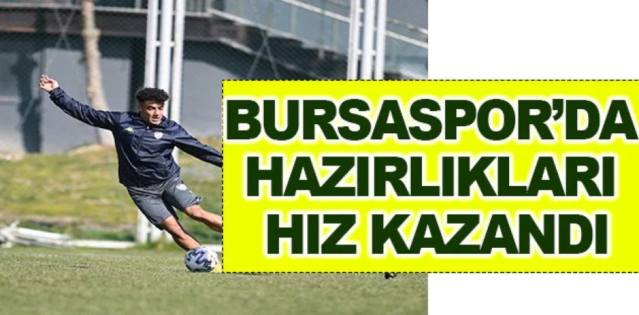 Bursaspor’da Boluspor maçı hazırlıkları hız kazandı