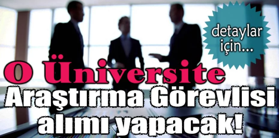 Necmettin Erbakan Üniversitesi Öncelikli Alan Araştırma Görevlisi alım ilanı