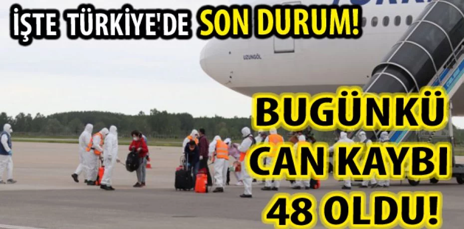 Türkiye'de son 24 saatte 48 can kaybı!