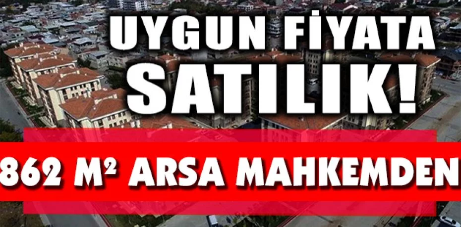 Zonguldak Karadeniz Ereğli'de 862 m² arsa mahkeme kararı ile satılacak