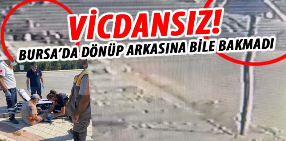 Bursa'da motosikletliye çarpıp kaçtı!