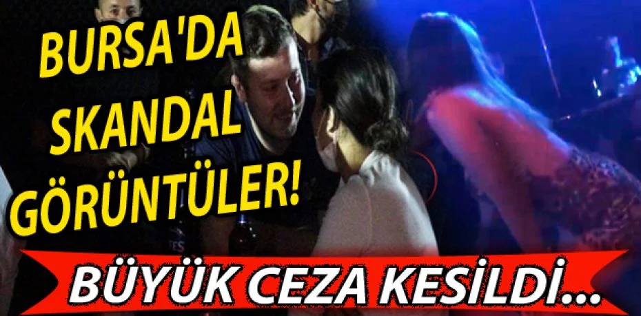 Bursa'da skandal görüntüler! Korona partisine şok baskın