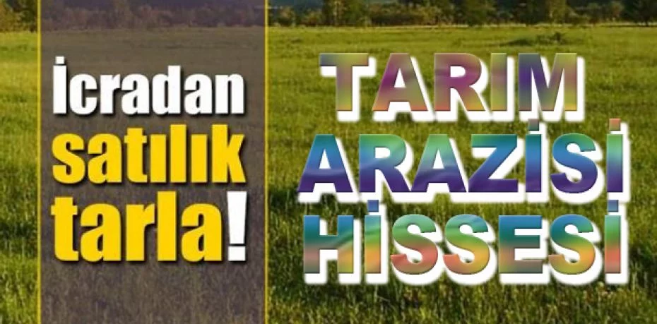 Onikişubat Sarıçukur'da tarım arazisi hissesi icradan satılıktır(Çoklu satış)