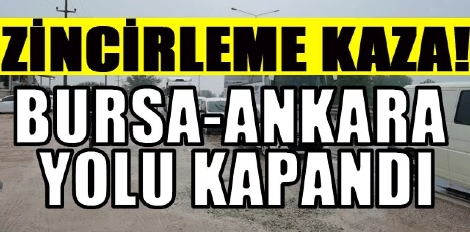 Bursa'da zincirleme kaza; 5 yaralı