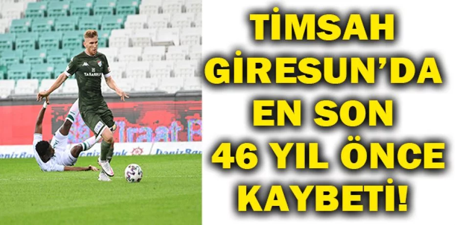 Bursaspor, Giresunspor’a en son deplasmanda 46 yıl önce kaybetti