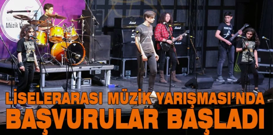 Bursa'da Liselerarası Müzik Yarışması’nda başvurular başladı