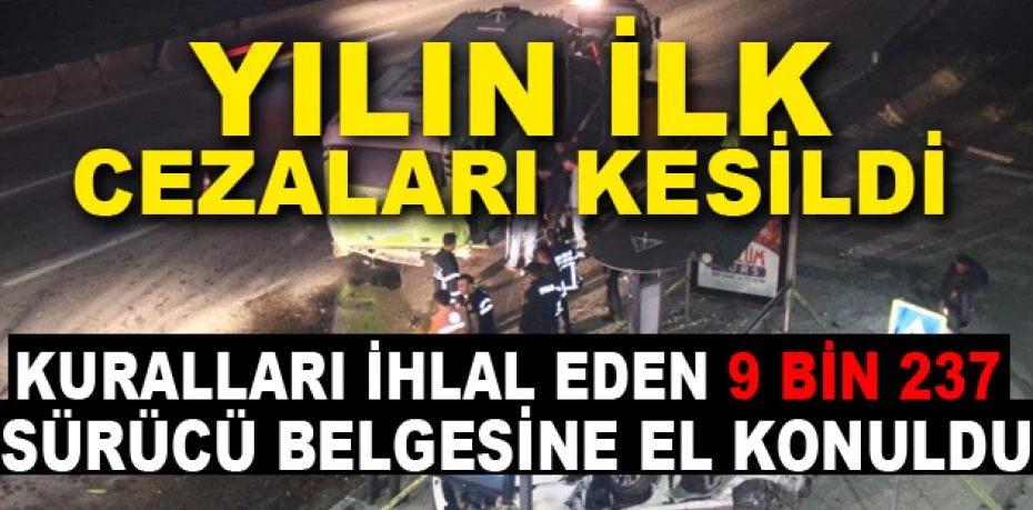 Bursa'da 731 bin 942 araç sürücüsüne 410 milyon 858 bin 530 lira ceza kesildi