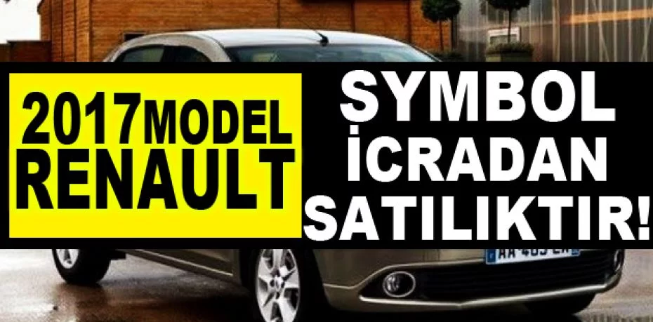 2017 Model Renault Symbol icradan satılıktır