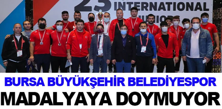 Bursa Büyükşehir Belediyespor madalyaya doymuyor