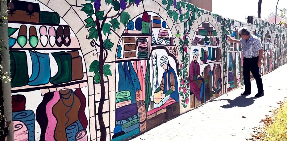 Osmangazi’de sokaklar sanatla renkleniyor