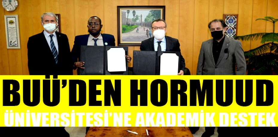 BUÜ’den Hormuud Üniversitesi’ne akademik destek