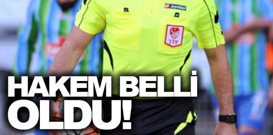 Adanaspor-Bursaspor maçını hakem Emre Kargın yönetecek