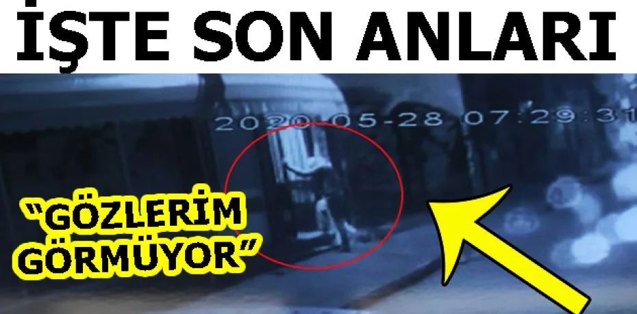 Bursa'da sahte içkiden ölen kişinin son anları kameraya yansıdı!