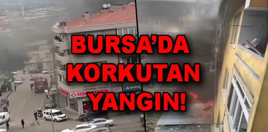 Bursa’da depo yangını korkuttu