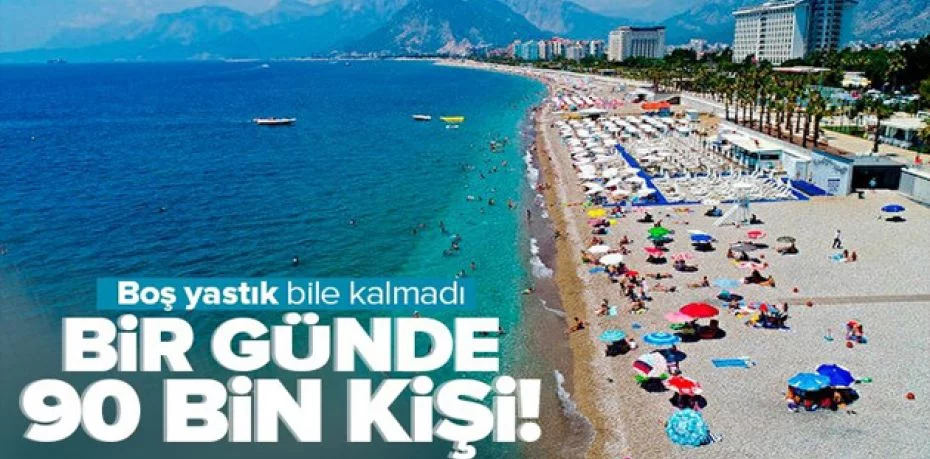 Antalya'ya turist akını yaşanıyor, Almanya başı çekiyor: Yastık bile kalmadı