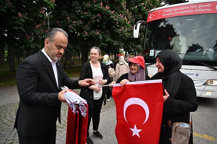 Bursalılar'dan Çanakkale'ye zafer turu