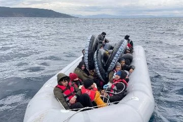 Ayvacık açıklarında 29 kaçak göçmen kurtarıldı