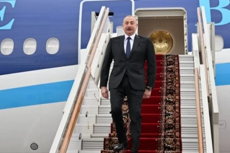 Azerbaycan Cumhurbaşkanı Aliyev, Moskova'ya gitti