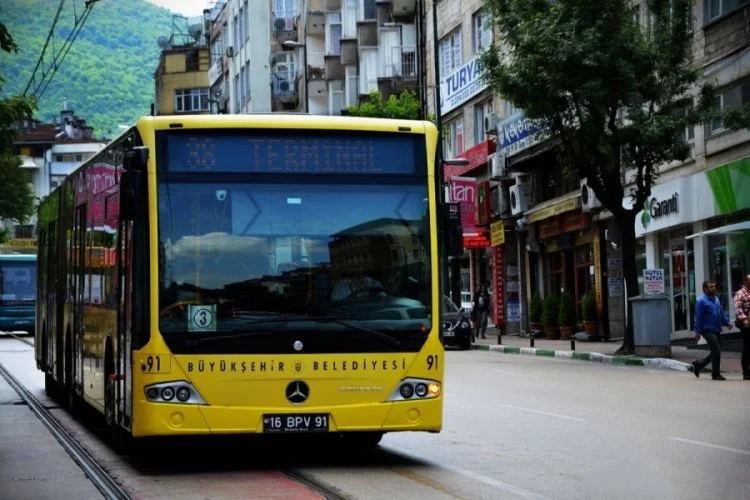 Bursa'da Büyükşehir’e ait toplu ulaşım araçları 19 Mayıs’ta ücretsiz