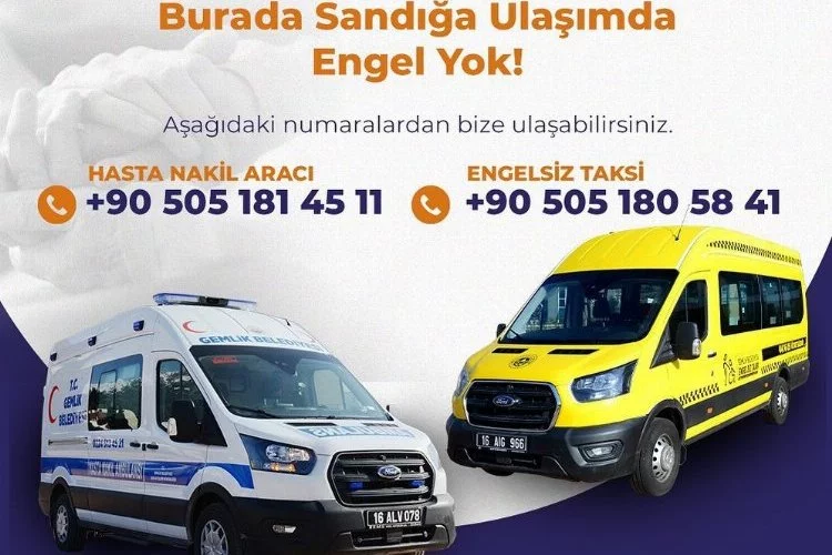 Bursa'da Gemlik Belediyesi'nden duyuru:Burası Gemlik, burada sandığa ulaşımda engel yok!