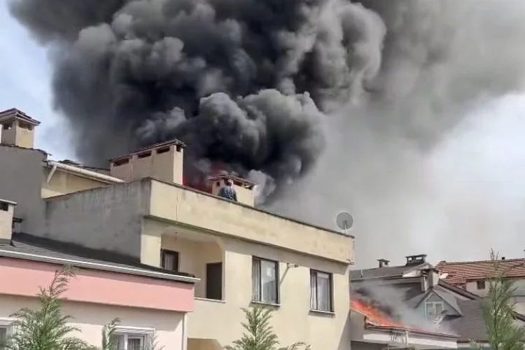 Bursa'da Korkutan Yangın!