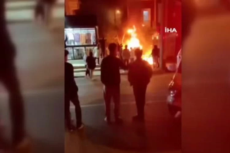 Bursa'da Lokantada Korkutan Yangın