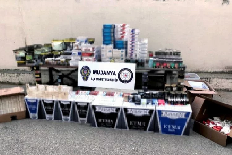 Bursa Polisi Kaçak Sigara ve Tütün Ticaretine Geçit Vermiyor