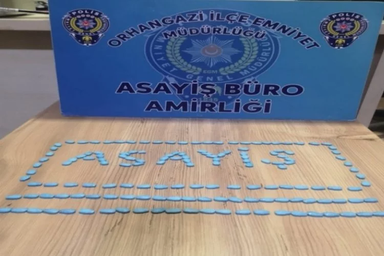 Bursa  Orhangazi polisinden uyuşturucu operasyonu!
