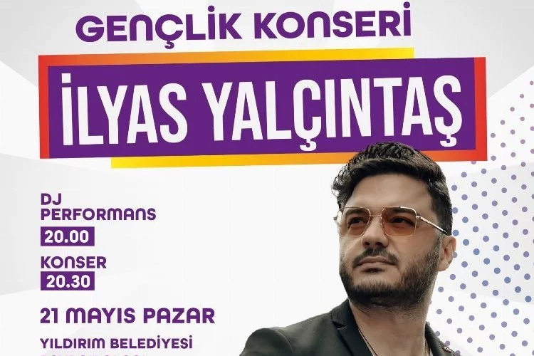 Bursa Yıldırım'da gençlere 19 Mayıs'a özel konser