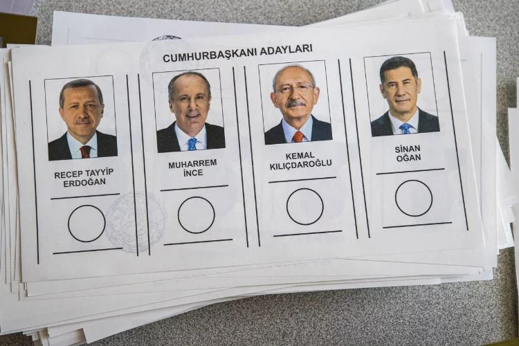 Bursa'dan Cumhurbaşkanı adayları  yüzde kaç oy aldı?
