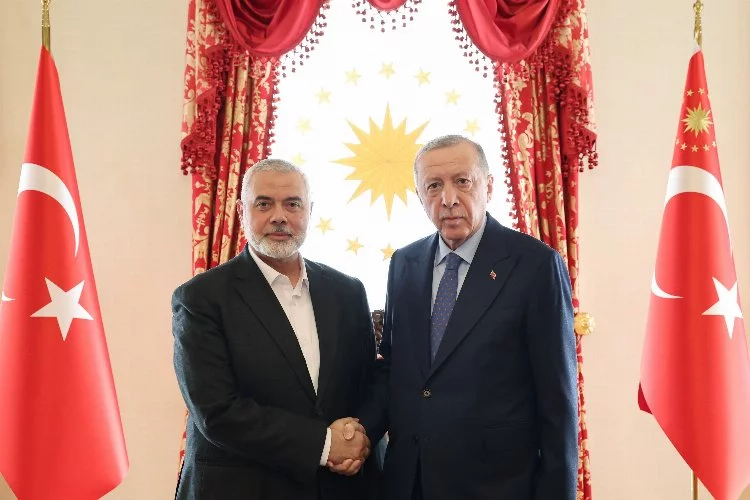 Cumhurbaşkanı Erdoğan’ın Hamas Siyasi Büro Başkanı Haniye ile görüştü!