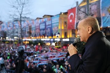 Cumhurbaşkanı Erdoğan, Samsun ve Ordu'daki şokun ardından Trabzon'da rahatladı!