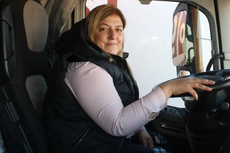 Edirne’nin tek kadın tır şoförü
