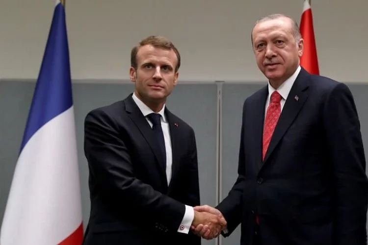 Erdoğan, Emmanuel Macron ile görüştü