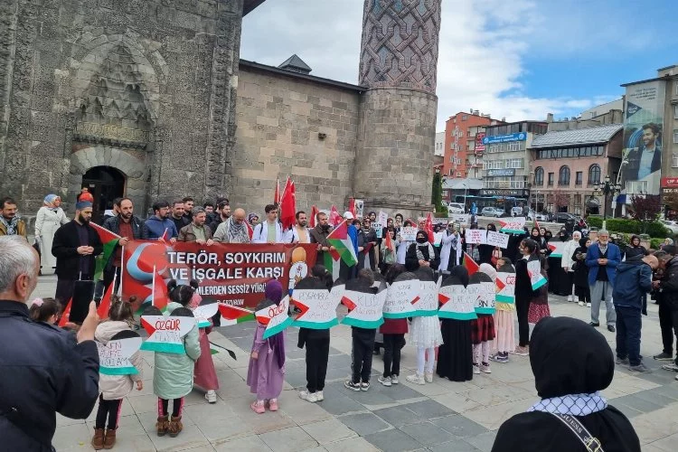 Erzurumlu miniklerden Filistinli kardeşlerine destek!