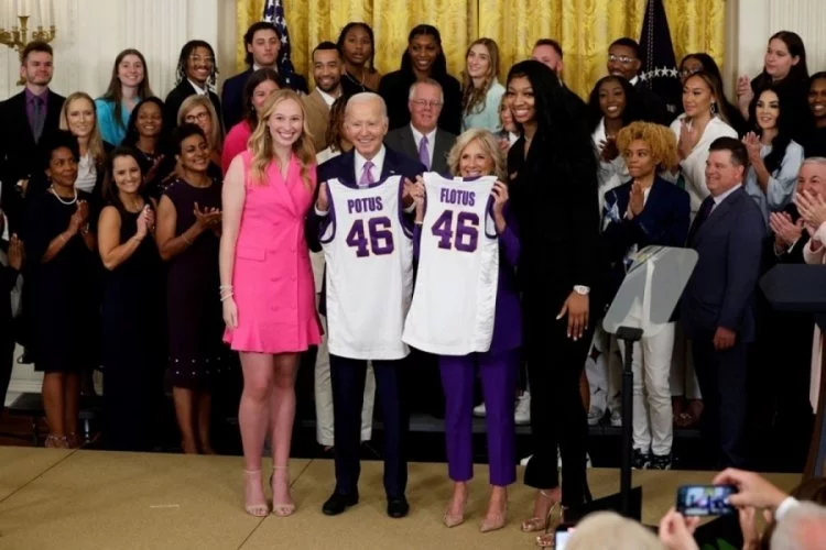 Joe Biden'ın Beyaz Saray'da ağırladığı basketbolcu bayıldı