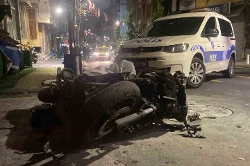 Kağıthane’de motosikletli saldırgan bir kişiye ateş açtıktan sonra motosikleti bırakıp kaçtı
