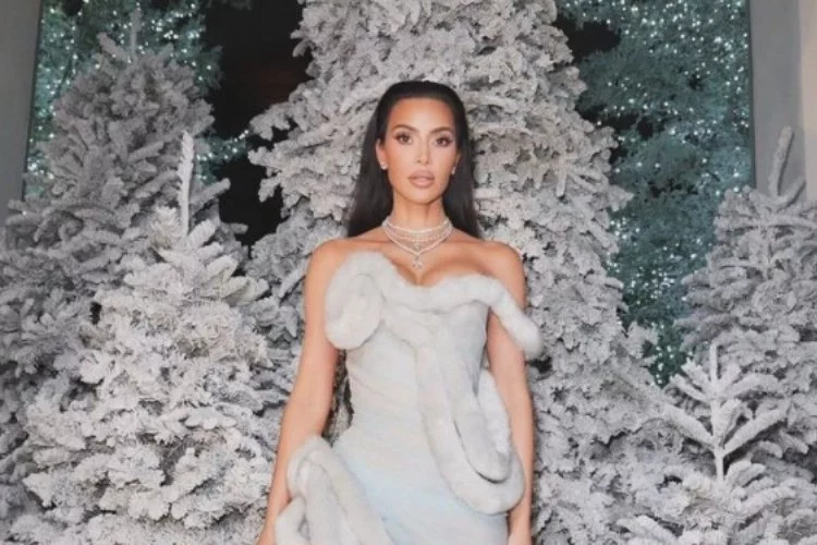 Kim Kardashian'ın noel tarzı