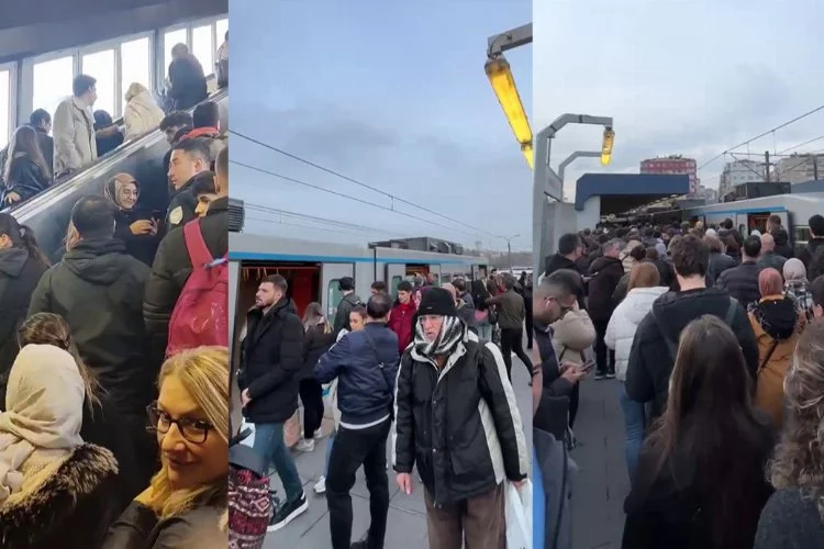 Metro bozuldu, vatandaşlar yolda kaldı