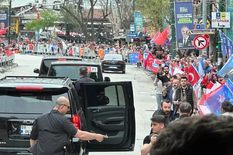 Recep Tayyip Erdoğan Bursa'da Moral Buldu