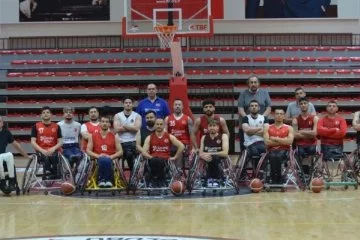Tekerlekli Sandalye Basketbol A Milli Takımı kampa girdi