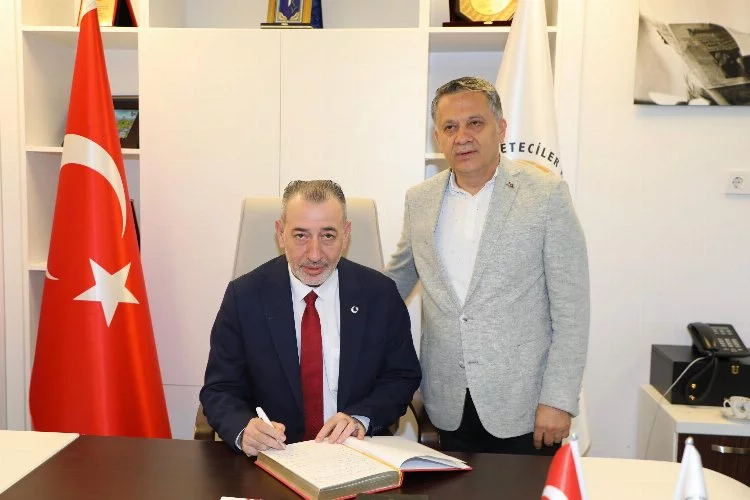 Türkmen Bakan Maruf ve heyetinin KGK ziyareti 