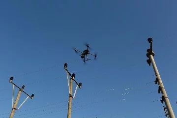 Bursa'da UEDAŞ'tan dron teknolojisi! i 20 saatlik görevi...