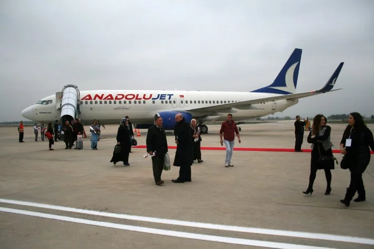 Yenişehir Havalimanı’nda  yolcu sayısı 20 bine yaklaştı